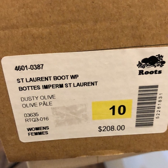 New Roots “St Laurent” waterproof boots. New in box, women’s 10 - Picture 8 of 8